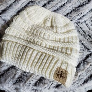 NWOT Cream Beanie
